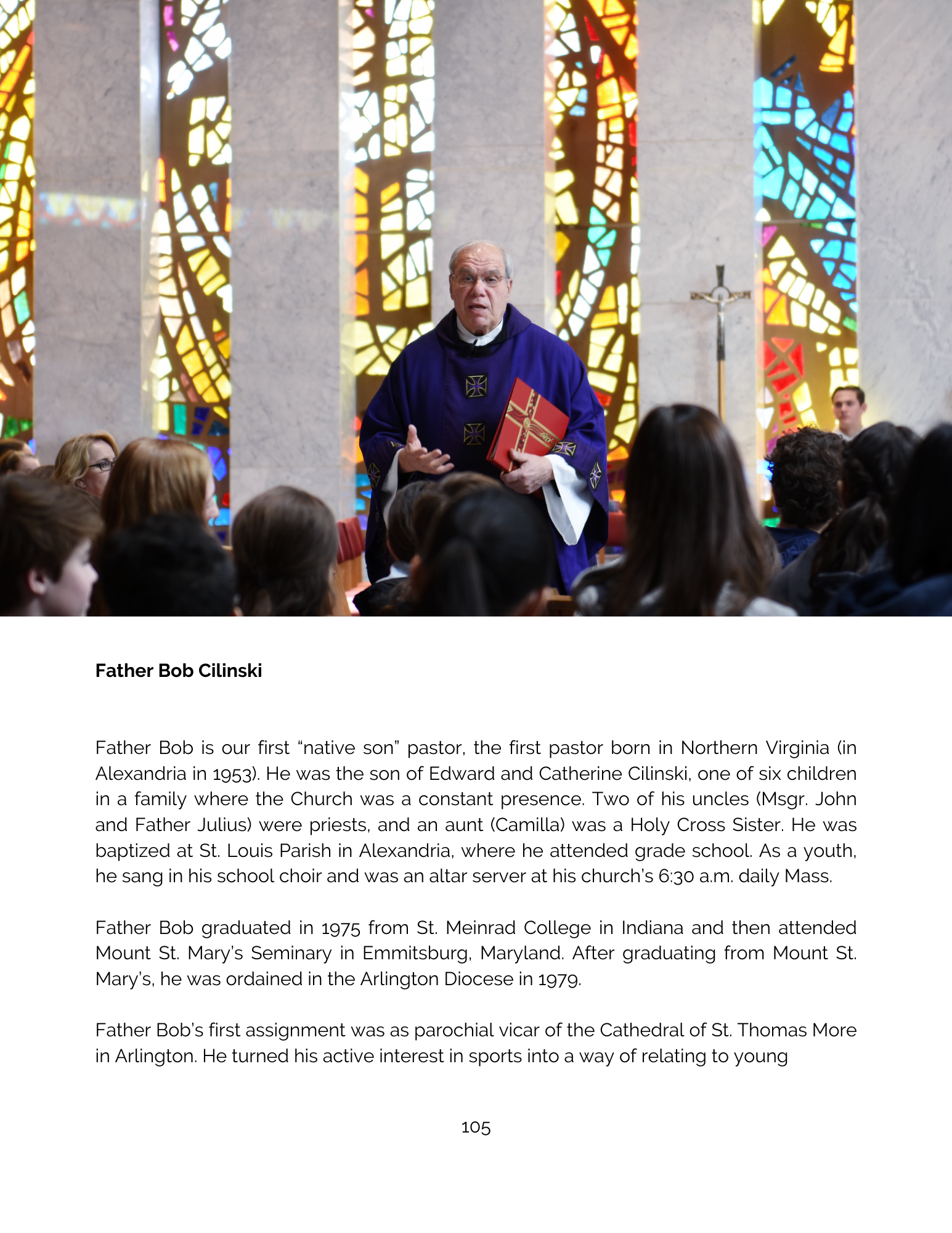 The Nativity History Book Nativity Catholic Church