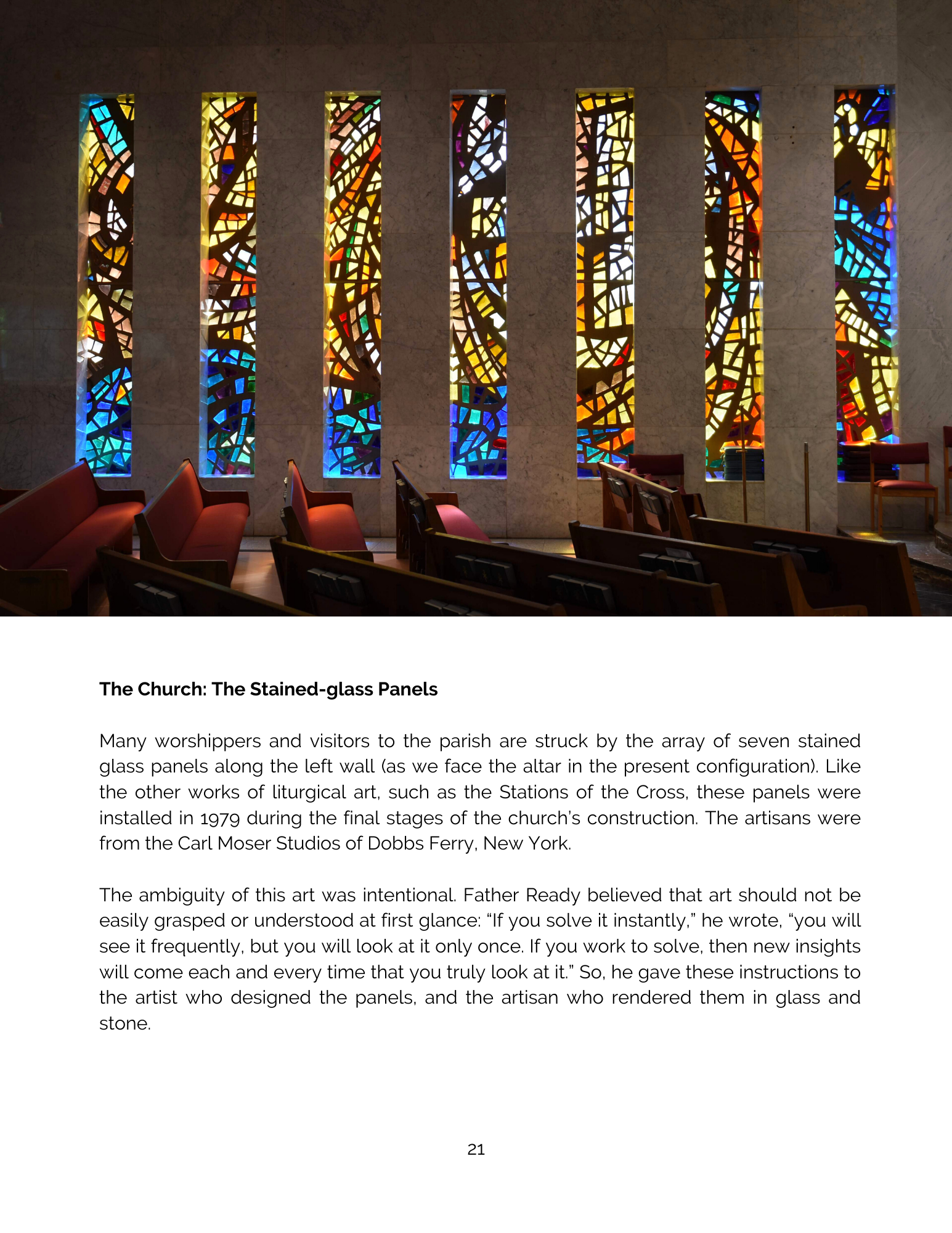 The Nativity History Book Nativity Catholic Church