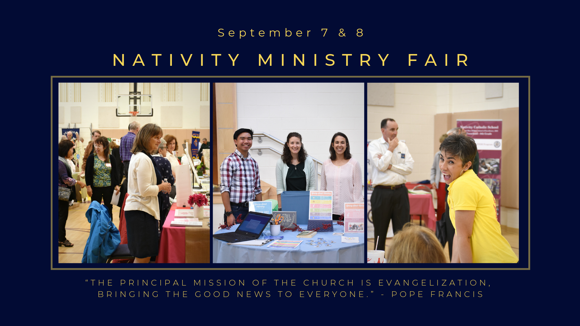 2019 Parish Ministry Fair Nativity Catholic Church