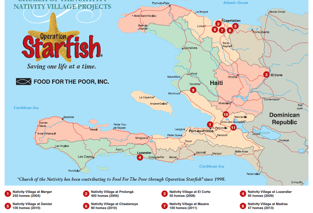 Operation starfish map